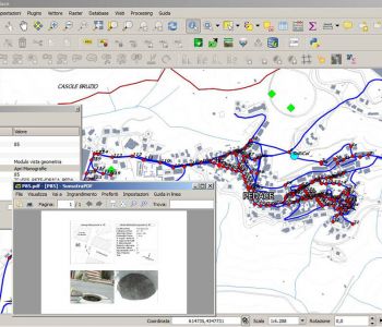 Planning and management of Territorial Information Systems in GIS areas 